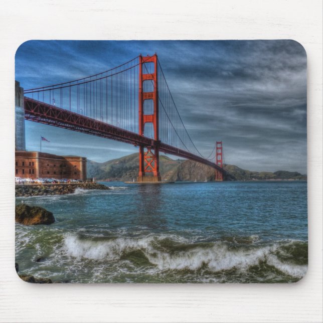 Alfombrilla De Ratón Puente Golden Gate (Frente)