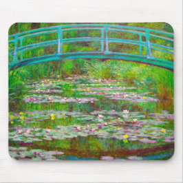 Alfombrilla De Ratón Puente japonés de Monet y los lirios de agua