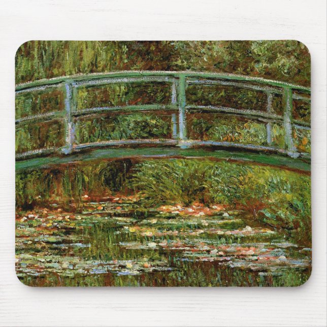 Alfombrilla De Ratón Puente Japonés Francés Monet Giverney (Frente)