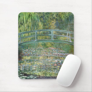 Alfombrilla De Ratón Puente Japonés Nenúfares Arte de Claude Monet