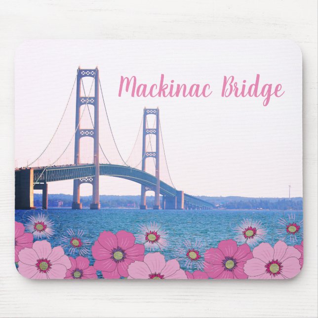 Alfombrilla De Ratón Puente Mackinac (Frente)