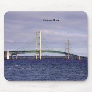 Alfombrilla De Ratón Puente Mackinac de la mousepad de la ciudad de Mac