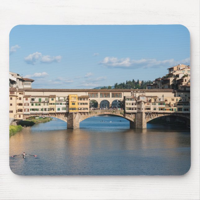 Alfombrilla De Ratón Puente viejo Ponte Vecchio - Florencia, Italia (Frente)