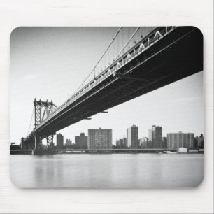 Alfombrilla De Ratón Puente y horizonte, Nueva York, los E.E.U.U. de