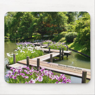 Alfombrilla De Ratón Puente Zig Zag del Jardín Botánico de Misuri