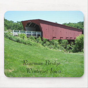 Alfombrilla De Ratón Puentes del condado de Madison Winterset, Iowa