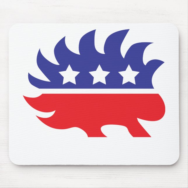 Alfombrilla De Ratón puerco espín libertario (Frente)