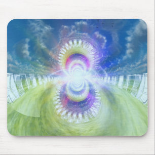Alfombrilla De Ratón Puerta a dimensión fractal