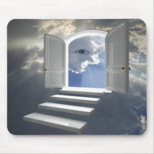 Alfombrilla De Ratón Puerta abierta en un ojo místico