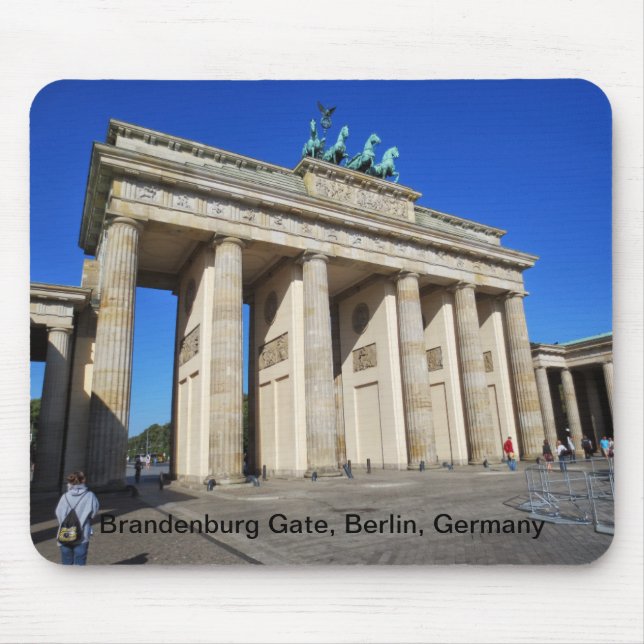 Alfombrilla De Ratón Puerta de Brandenburgo, Berlín, Alemania (Frente)