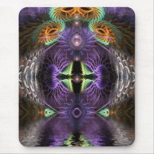 Alfombrilla De Ratón Puerta de la fantasía: Mousepad de Arte Fractal