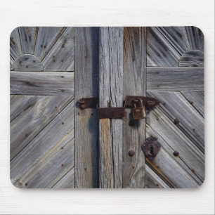 Alfombrilla De Ratón Puerta de madera