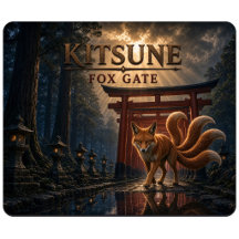Puerta de zorro Kitsune realismo oscuro