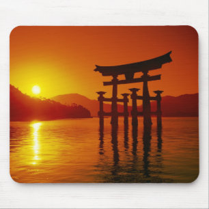 Alfombrilla De Ratón Puerta O-Torii, santuario Itsukushima, Miyajima,