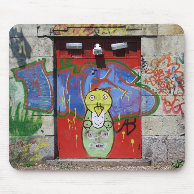 Alfombrilla De Ratón Puerta roja (Frente)