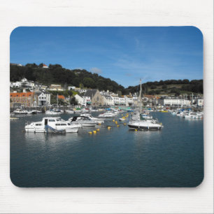 Alfombrilla De Ratón Puerto de St Aubin con marea alta