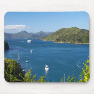 Alfombrilla De Ratón Puerto Picton, Marlborough Sounds, Sur