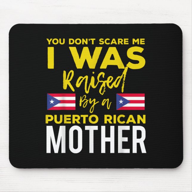 Alfombrilla De Ratón Puerto Rican Joke Quote Puerto Rico Pride  (Frente)