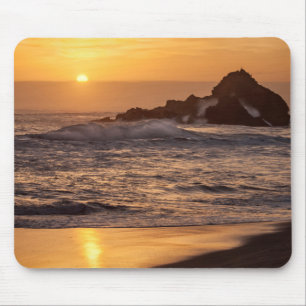 Alfombrilla De Ratón Puesta de sol en Pfeiffer Beach