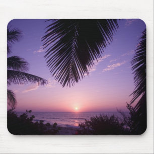 Alfombrilla De Ratón Puesta de sol en West End, Cayman Brac, Islas Caim