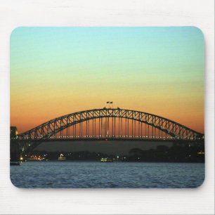 Alfombrilla De Ratón Puesta de sol sobre el puente del puerto de Sydney