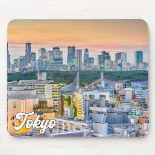 Alfombrilla De Ratón Puesta de sol sobre Tokio, Japón