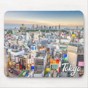 Alfombrilla De Ratón Puesta de sol sobre Tokio, Japón