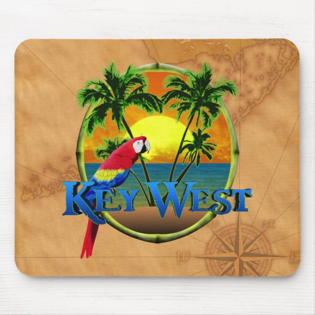 Alfombrilla De Ratón Puesta del sol de Key West (Frente)