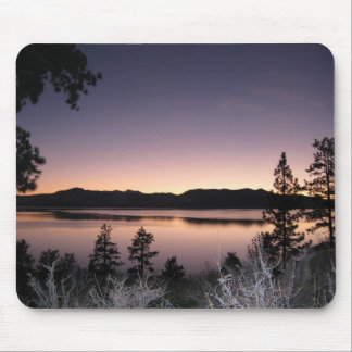 Alfombrilla De Ratón Puesta del sol en el lago Tahoe