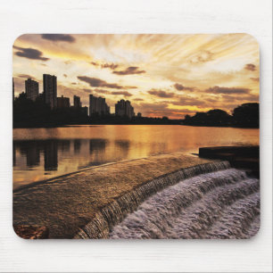 Alfombrilla De Ratón Puesta del sol en la ciudad Londrina