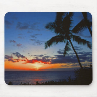 Alfombrilla De Ratón Puesta del sol hawaiana Mousepad