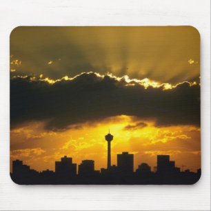 Alfombrilla De Ratón Puesta del sol hermosa: Puesta del sol de Calgary,