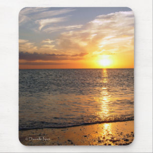 Alfombrilla De Ratón Puesta del sol Mousepad de agosto
