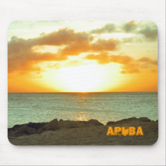 Alfombrilla De Ratón Puesta del sol Mousepad de Aruba