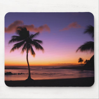 Alfombrilla De Ratón Puesta del sol Mousepad de Kauai Hawaii