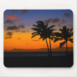 Alfombrilla De Ratón Puesta del sol Mousepad de Kauai Hawaii