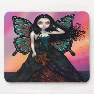 Alfombrilla De Ratón "Puesta del sol" Mousepad de la mariposa