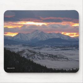 Alfombrilla De Ratón Puesta del sol Mousepad de la montaña de Colorado