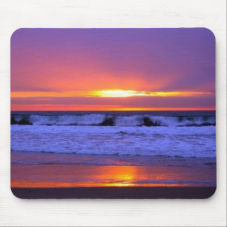 Alfombrilla De Ratón Puesta del sol sobre el agua