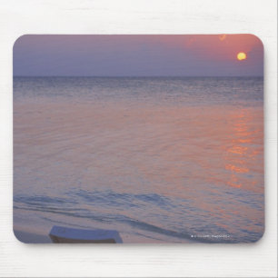 Alfombrilla De Ratón Puesta del sol y mar
