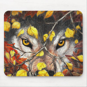 Alfombrilla De Ratón Puesto de observación Mousepad del otoño