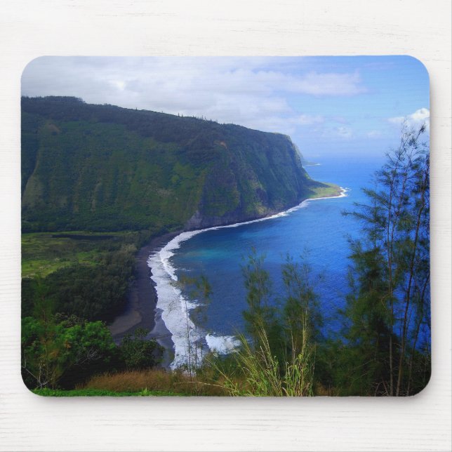 Alfombrilla De Ratón Puesto de observación Mousepad del valle de Waipio (Frente)