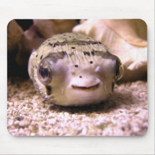 Alfombrilla De Ratón Pufferfish del Blowfish de Helaine
