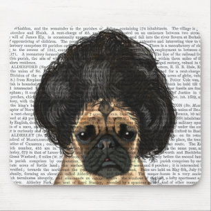 Alfombrilla De Ratón Pug En Una Mala Pelota