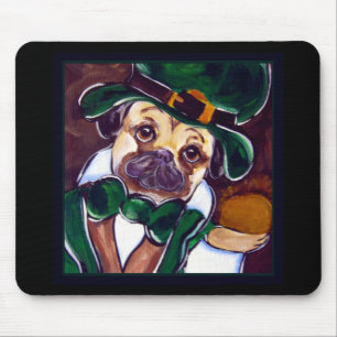 Alfombrilla De Ratón Pug Irlandés