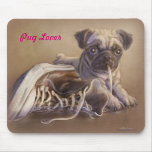 Alfombrilla De Ratón Pug Lover