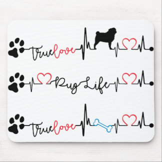Alfombrilla De Ratón Pug Mousepad