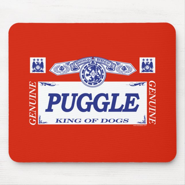 Alfombrilla De Ratón Puggle (Frente)