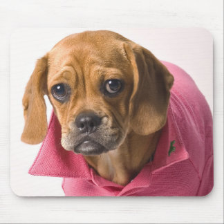 Alfombrilla De Ratón ¡Puggle en rosa!
