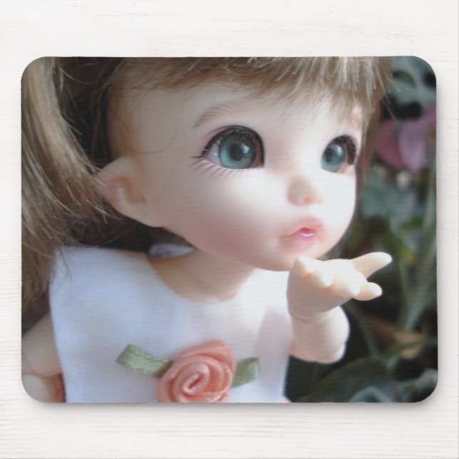 Alfombrilla De Ratón Pukifee que sopla un beso (Frente)